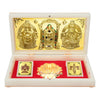 ARNAVIRA Tirupati Balaji Gold Plated Frame with Charan Paduka Pocket Temple for House Warming Gifts Return Gift Diwali Gift Puja