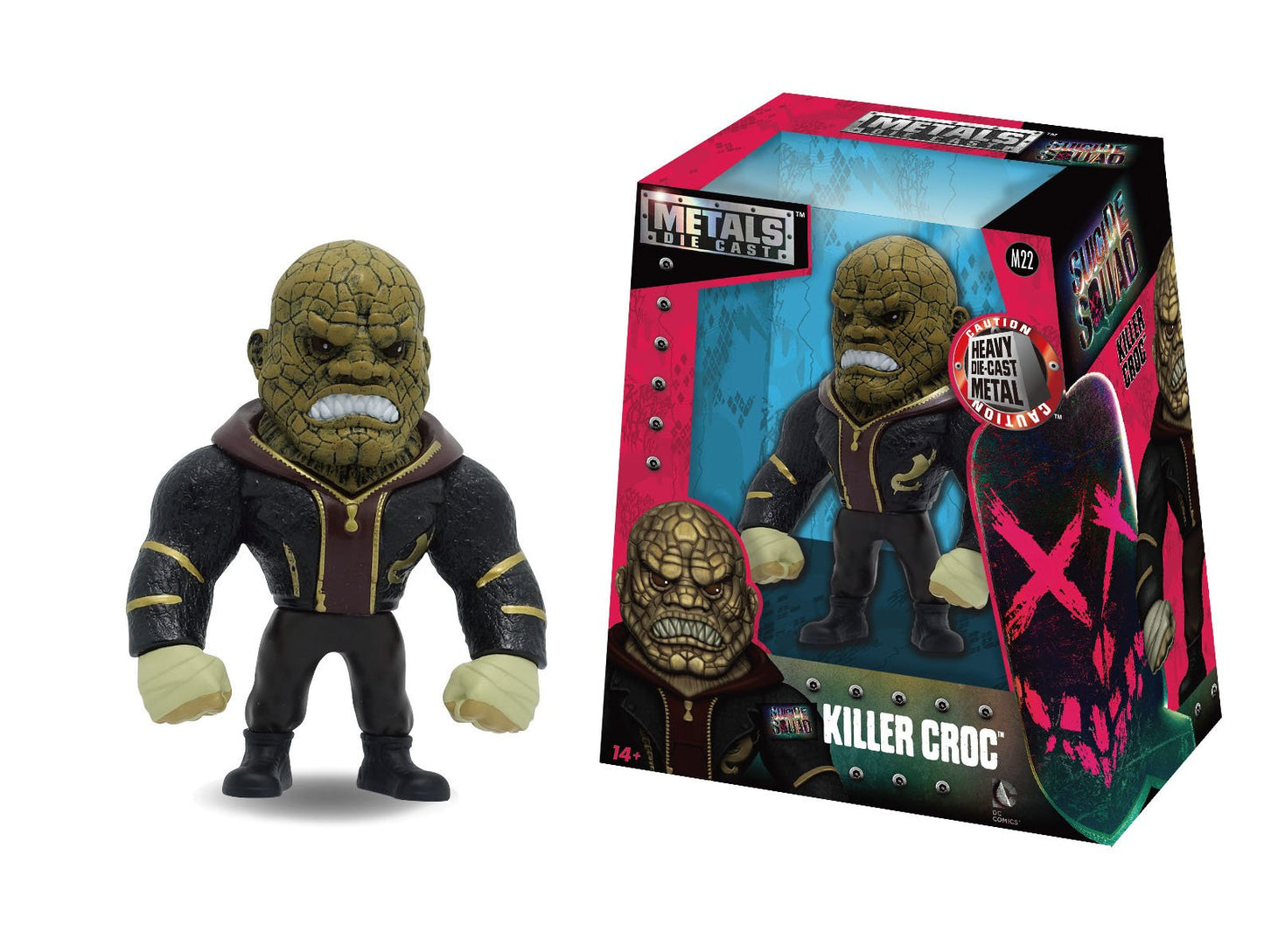 Metals Suicide Squad 4 Inch Movie Figure - Killer Croc (M22)