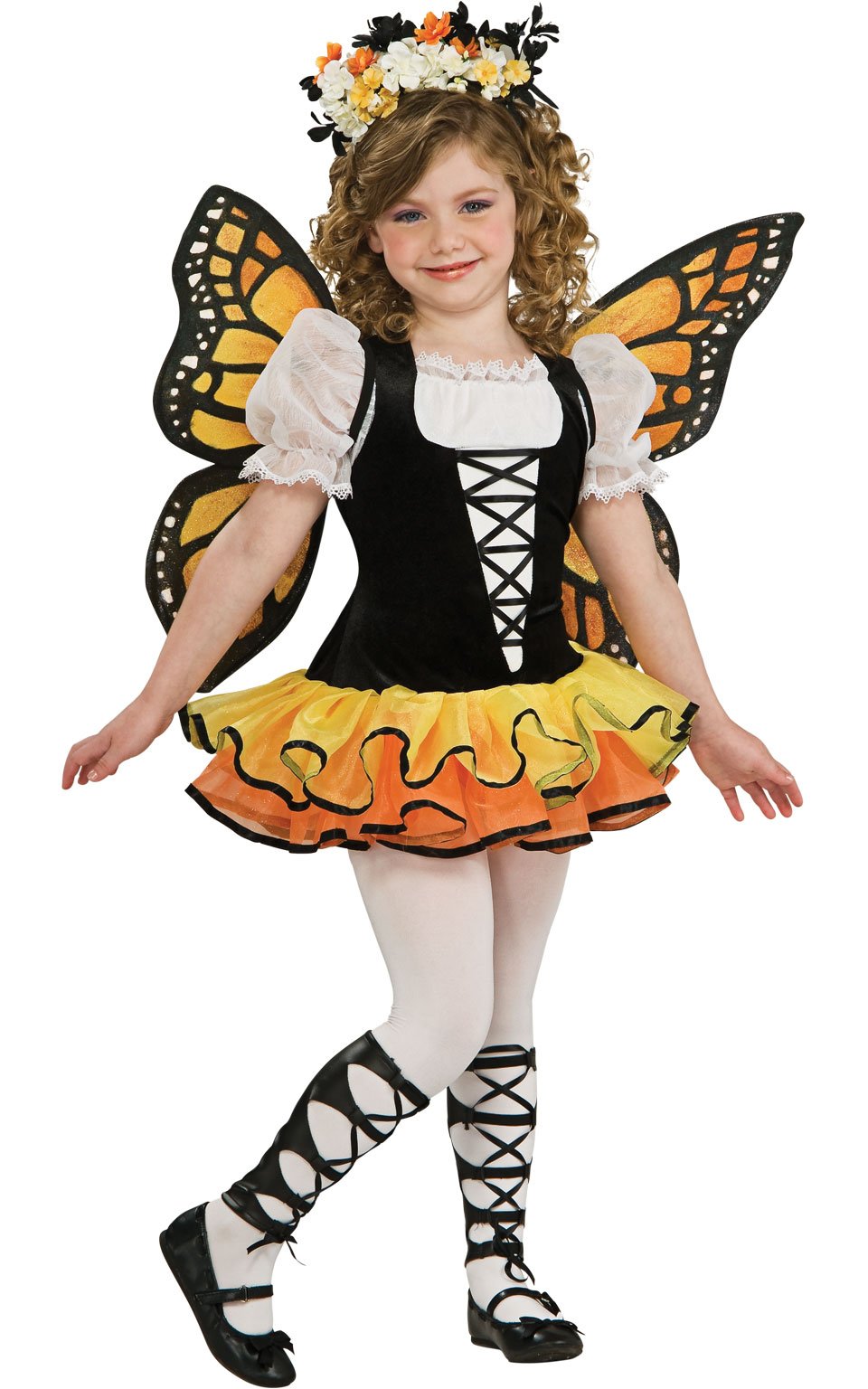 Rubie'S Official Girls Monarch Butterfly Costume Girls Medium
