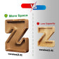 Aorcmitn Wooden Letter Coin Piggy Bank For Boys Girls Kids Toddler Adults Money Bank Best Gift For Friends(9.2Inch-Z