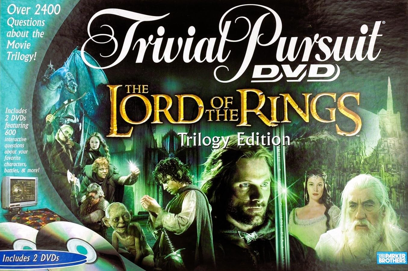 Hasbro Trivial Pursuits LOTR Edition Boardgame