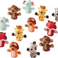 Animal Finger Puppets by Forest & Twelfth Kids  Fun Gifts and Party Favors for Boys and Girls  Includes Lion  Elephant  Tiger  Giraffe  Tiger & Monkey Toys  Pack of 12 or 24 (Pack of 12)