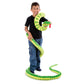 Melissa & Doug Giant Boa Constrictor Lifelike Stuffed Animal Snake, Green, 14+ Feet Long, Model 8841, Fabric