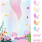 Neburora Pin The Tail On The Mermaid With 24 Pcs Stickers For Mermaid Theme Party Supplies,Mermaid Party Favors,Girls Birthday P
