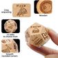 Metaroki Dice For Couples, Food Decision Dice Games, Wooden Date Night Dice Gift For Boyfriend, Girlfriend, Wife, Husband, For C