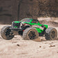 ARRMA RC Truck 1/18 Granite GROM MEGA 380 Brushed 4X4 Monster Truck RTR with Battery & Charger, Green, ARA2102T3