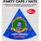 Wow Party Studio Personalised Little Krishna Theme Happy Birthday Party Decorations Party Caps/Hats With Birthday Boy/Girl Name 