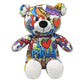 PLUSHOLOGY I Love Philadelphia Graffiti Teddy Bear Eco Friendly Stuffed Animal; Cuddly Soft Velboa Plush Animal for Kids 3 Years Old to mature-themeds; Child-Safe Embroidered Eyes (10 Tall When Seated)