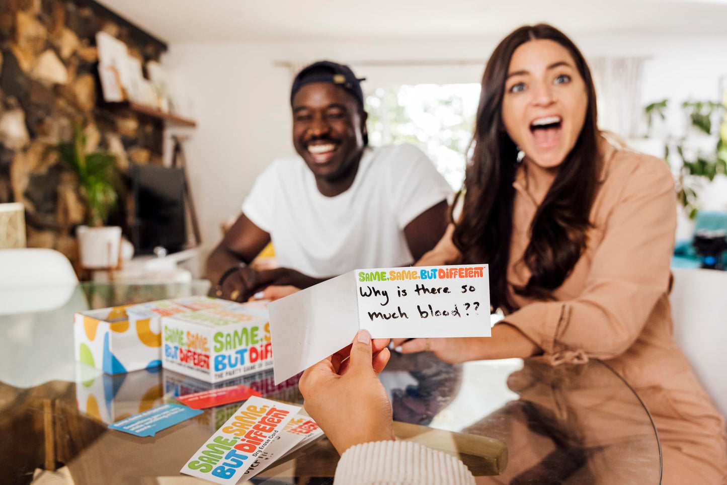 WHAT DO YOU MEME? Same Same But Different - Adult Card Game, Cardstock, Multi Color, Model SAME466WM