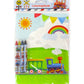 Tiny Mills Train Coloring Book Set with 12 Coloring Books and 48 Crayons Train Birthday Party Favor Bag Filler Rewards Classroom