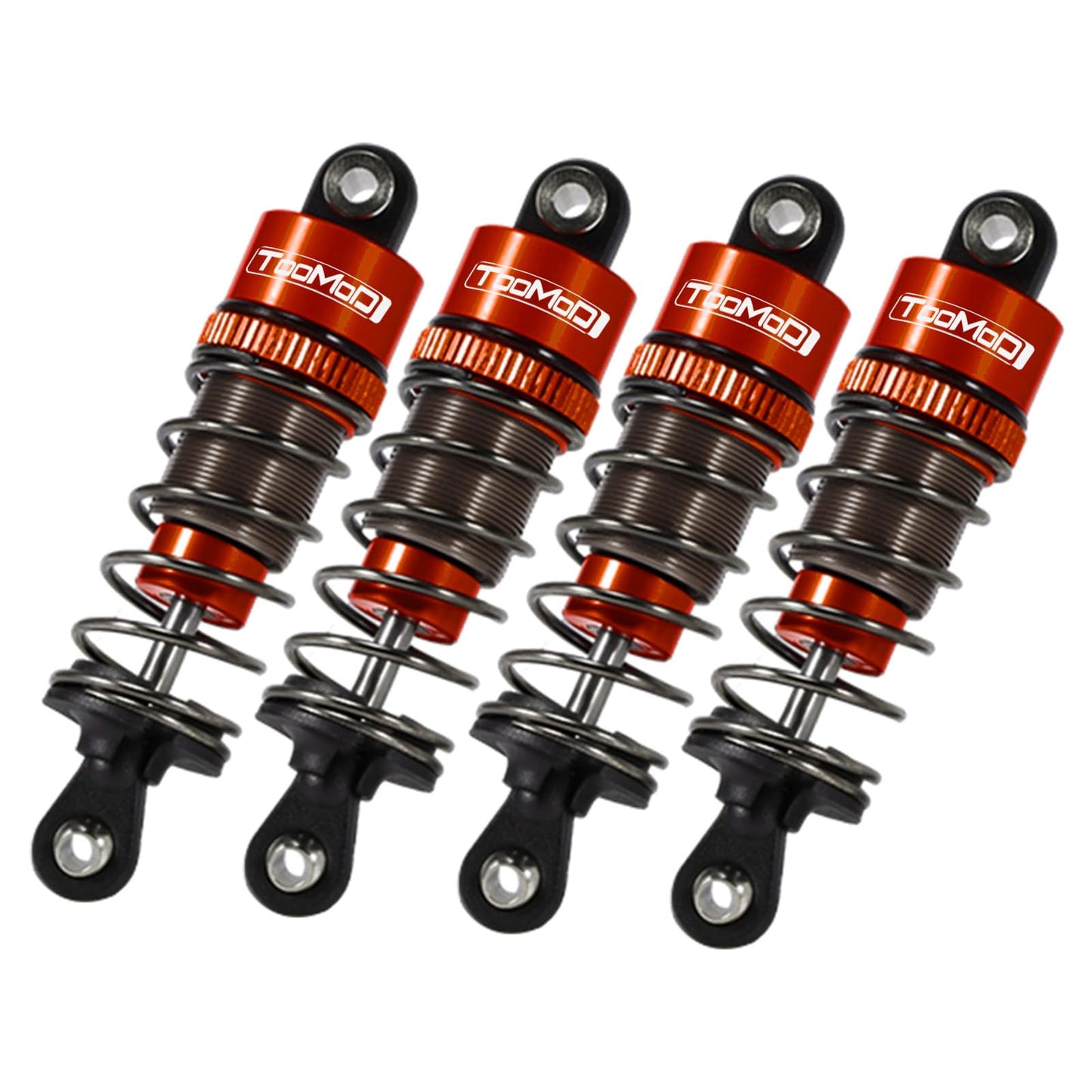 TOOMOD 1/10 62MM RC Oil filled Shock Absorbers kit for Tamiya TT-01 TT-02 / Hyper Go 1/14 H14BM 14209 / Losi v100 Upgrades Repla