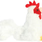 Aurora® Mini Flopsie™ Chicken Stuffed Animal, 5.5" White, Soft Polyester, Ideal for Kids and Families