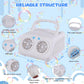 Bubble Machine, Automatic Bubble Machine For Kids 20000+ Bubbles Per Minutes, Portable Bubble Machine Battery Operated With 2 Fa