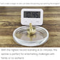 Djuiinostar Premium Brass Spinning Top: 5-11 Minutes, Lengthened Stem, Easy To Twirl For Kids And Adults, Cnc Machined, Great Time Killer, Edc Fidget Toy Dst-805