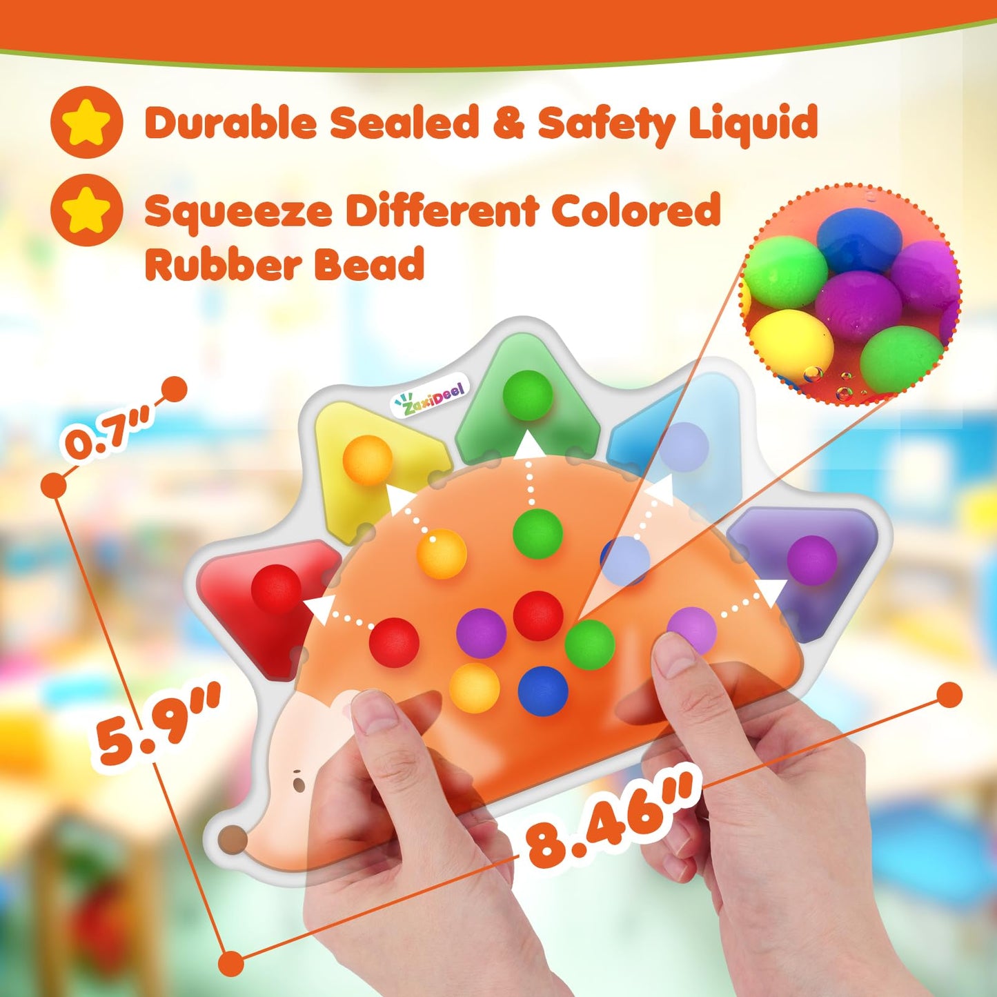 Color Sorting Toys Sensory Toys : Fine Motor Skill Games Learning Toys For Toddlers, Color Matching Preschool Activities Educational Calm Down Toys Montessori Toys For Kids Boys Girls Gifts Ages 3+
