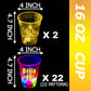 Mishunyus 24 Pcs Glow 40Th Birthday Decorations For Men/Women Birthday Party Supply, 40 Birthday Party Cups, 40Th Cups For 40Th