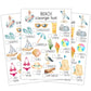 Ltazhyi Beach Scavenger Hunt Cards Set Of 30 Pcs, Summer Treasure Hunt Game For Family Friends, Outdoor Holiday Party Game Find