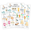 Ltazhyi Beach Scavenger Hunt Cards Set Of 30 Pcs, Summer Treasure Hunt Game For Family Friends, Outdoor Holiday Party Game Find