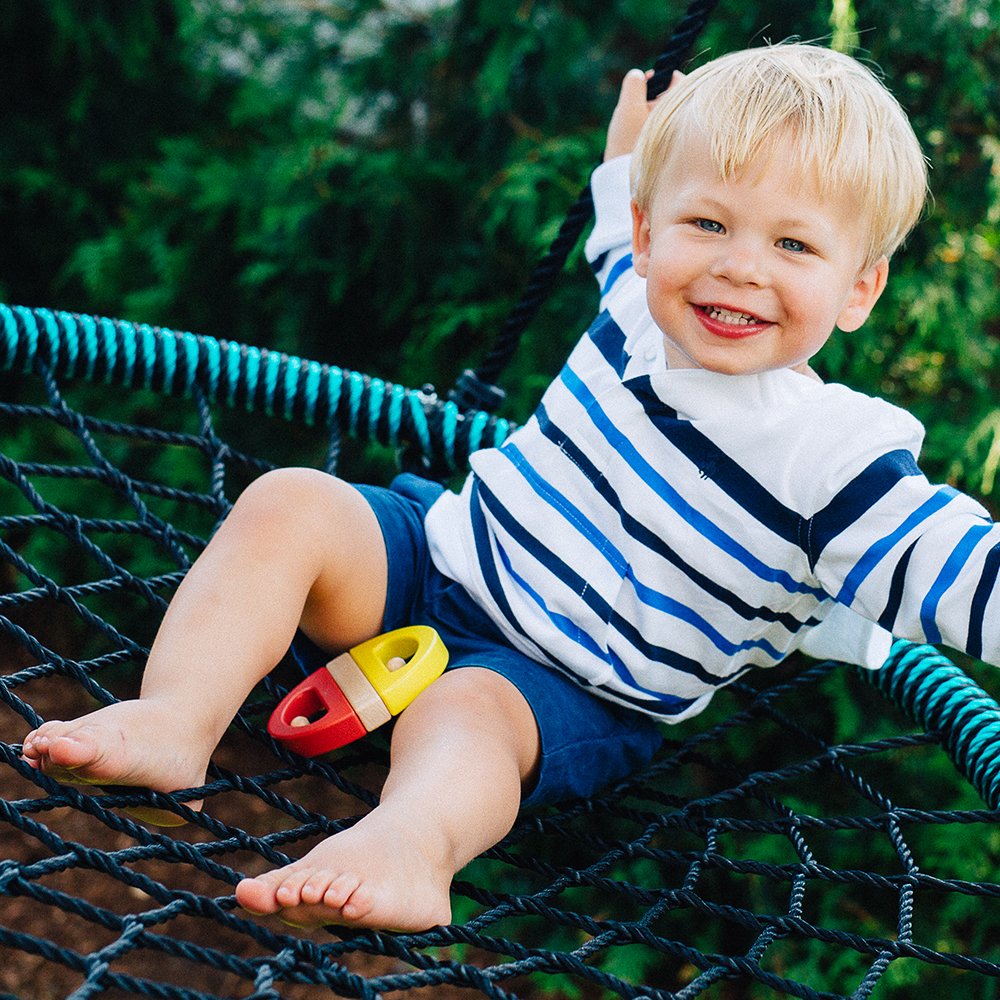 Tegu Swivel Bug Magnetic Building Block Set, Poppy & Yellow Big Top, one size