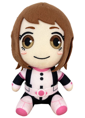 Great Eastern Entertainment My Hero Academia Ochaco Plush - 7" Sitting, Polyester, Model GE56927