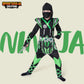 Spooktacular Creations Kids Green Ninja Costume, Child Boy Ninja Costume For Kids Toddler Ninja Themed Parties, Halloween Costume Dress Up (Large(10-12 Yrs))