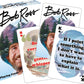 Aquarius Bob Ross Playing Cards - Bob Ross Quotes Deck Of Cards For Your Favorite Card Games - Officially Licensed Bob Ross Merchandise & Collectibles - Poker Size With Linen Finish