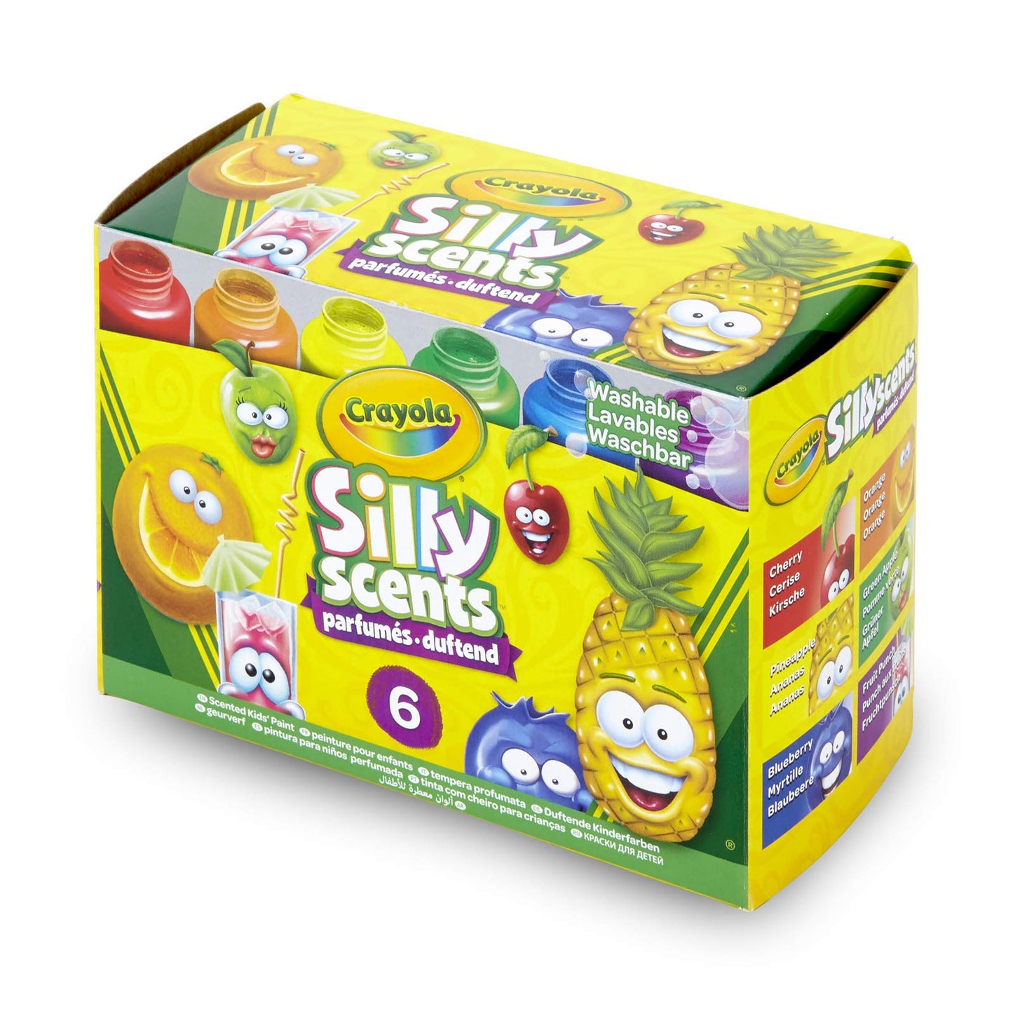 Crayola Silly Scents, Washable Kids Paint, Scented Paint, 6Count