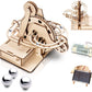 Marble Run 3D Wooden Puzzle For Adults And Teens,Diy Model Kit,Educational Jigsaw Puzzles Building Toys, Stem Projects Science Experiments Runs On Solar, Gift For Women/Kids Ages 8-10-12-14