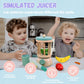 Wooden Blender Toys Play Kitchen Set For Kids-Fruit Juicer Maker Toy,Pretend Cutting Fruits Toys Mixer Food Play Kitchen Accesso