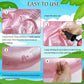 2PCS Flamingo Inflatable Pool Floats mature-themed Kids  Glitters Translucent Inflatable Pool Float for Kids Ages 6+  Fun Beach Floaties Summer Water Party Supplies(2 Size)