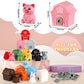 Grarain Animal Toys For Toddlers,Little People Farm,30 Piece Farm Animal Toys,10 Farm Animals And 10 Barns,10 Keys,Montessori Co