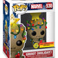 Funko POP! Marvel Holiday Groot with Lights (Glow in The Dark)  limited availability  Multicolor  3.75 inches