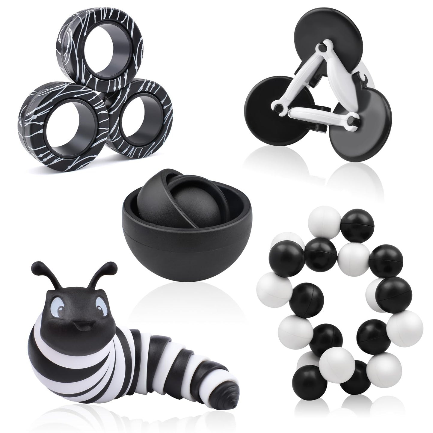 Fidget Toys Adults Pack, Sensory Toys Pack Easter Basket Stuffers For Kids Teen Autism, Desk Toy Stress Relief Toys Gift For Adh