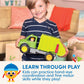 Battat - Green Recycling Truck - Classic Toddler Trucks - Eco-Friendly Toy - Soft Rubber Wheels - 18 Months + - Garbage Truck