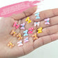 WOZADU 100 PCS Mini Resin Bow Figures for Crafts Tiny Resin Miniature Things for Dollhouse Fairy Garden Micro Landscaping Decoration Cake Toppers Decor