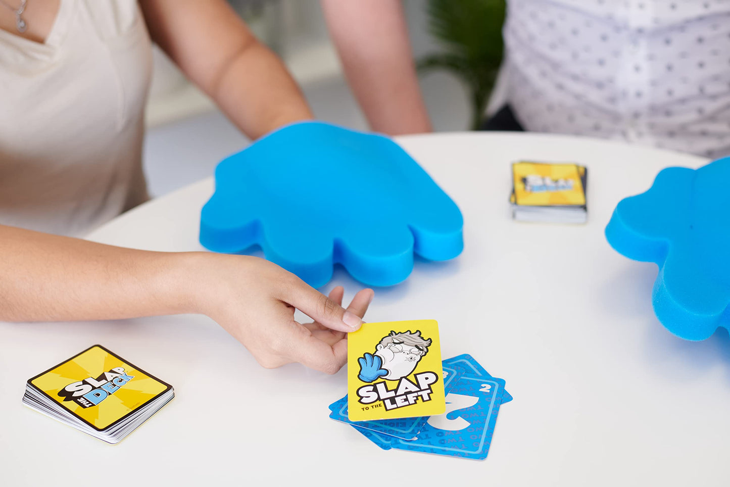 Goliath Slap The Deck Game - Fast-Paced Card Game With Big Foam Hands - Ages 7 And Up, 2-4 Players