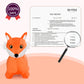 INPANY Bouncy Horse  Fox Hopper Toys  Toddlers Bouncing Animal Hopping  Plush Bounce Buddies  Inflatable Ride on Rubber Bouncer  Indoor Outdoor Birthday Gifts Toy for 2 3 4 Year Old Girls Boys