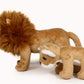 Ice King Bear Lion Father And Baby Stuffed Animals Lifelike Plush Toy 12 Inches Length