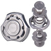 Djuiinostar High-End Fidget Spinner, Unique Dual Bearings Design, Precisely Cnc Machined (Stainless Steel), Premium Edc Toy Dfs-01