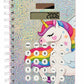 Nestled Emporio Unicorn Diary With Solar Calculator For Girls & Kids