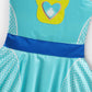 Marendyee Girls Kitties Costume Dress Christmas Gift For Kids Flutter Sleeve Cosplay Dresses Birthday 6-7 Years