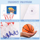 Cyfie Toddler Basketball Hoop - Suction Cup Bath Toy For Kids Bathroom Office, Indoor Over The Door Mini Basketball Hoops For Girls Boys