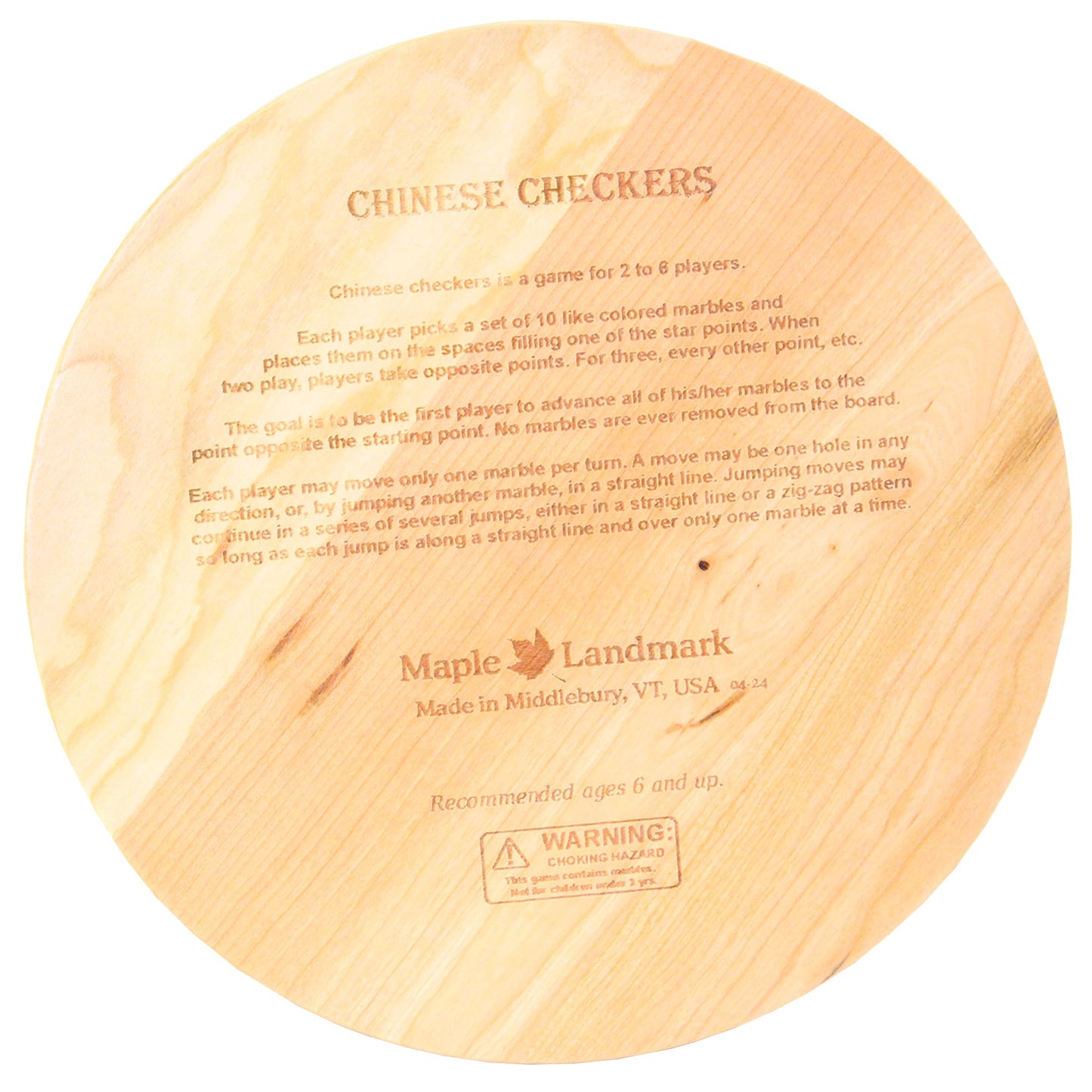 Chinese Checkers - Made in USA