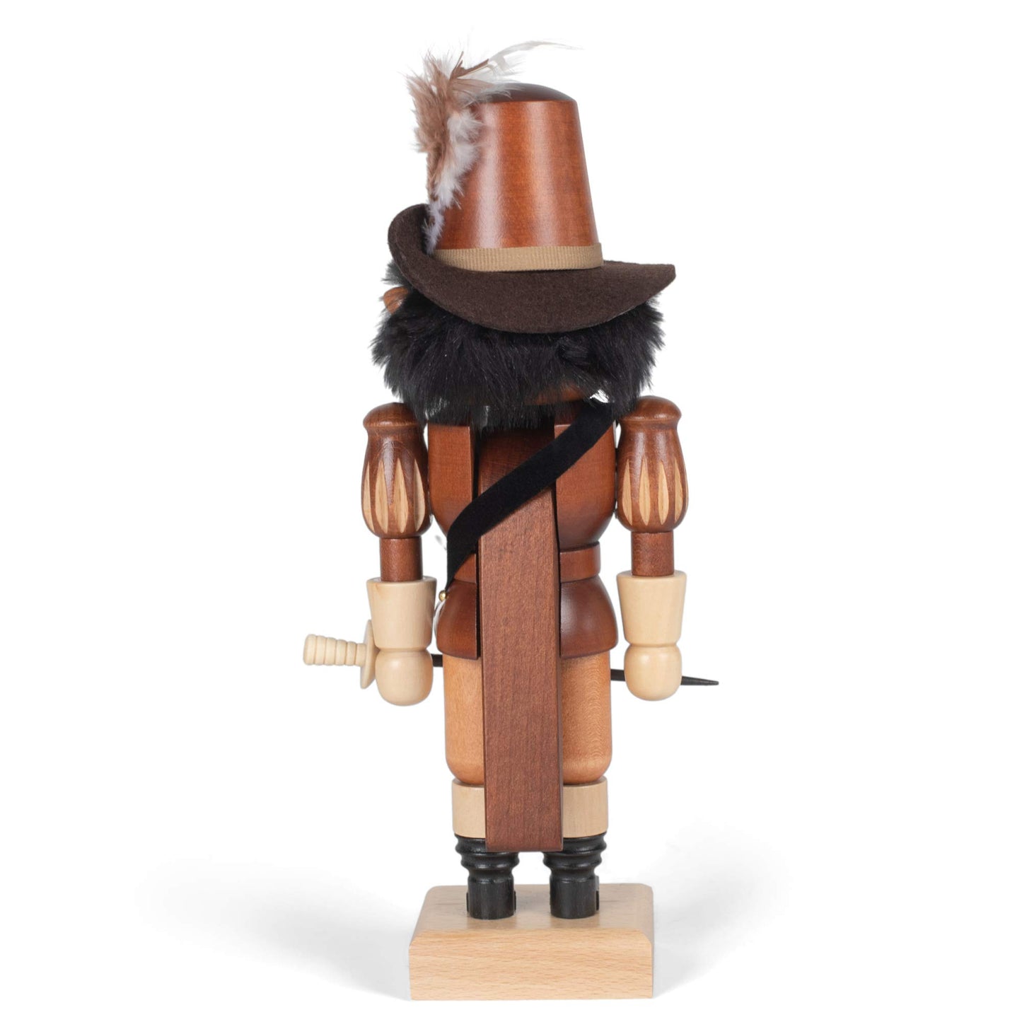 Chocolate Brown Puss in Boots 10.75 x 4 Wood Decorative Tabletop Figurine
