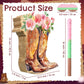 Pajean Cowgirl Boot Piñata Set - Pink Paper Piñata with Stick & Blindfold for Girls' Birthday, Bridal Shower & Horse Racing Parties