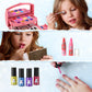 GirlsHome Kids Makeup Set for Girl 56 Pcs Washable Real Cosmetic, Safe & Non-Toxic Frozen Toys Toddler Makeup Kit, Frozen Prince