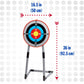 Nsg Deluxe Bow And Arrow Set For Kids - Toy Archery Bow With Large Freestanding Target, Suction Cup Arrows, And Quiver
