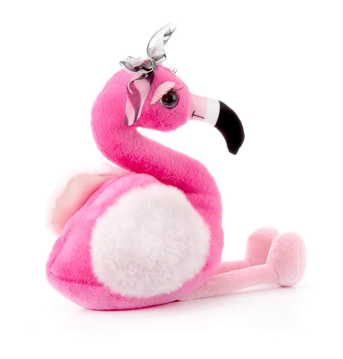 The Petting Zoo Flamingo Stuffed Animal, 14" Pink Plush Toy, Model 718009, Perfect Gift for Girls