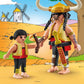 PLAYMOBIL Asterix 71545 Costa y Bravo and Pepe Bold Duo from The Asterix Universe  Includes decorative replica blade and Slingshot  Imaginative Toy for Ages 5 and Up