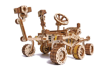 Wood Trick Mars Rover Mechanical 3D Wooden Puzzles For Adults And Kids To Build - Rides Up To 13 Ft - 7.9X4.7 In - Model Kits For Adults - Diy Wooden Models For Adults To Build